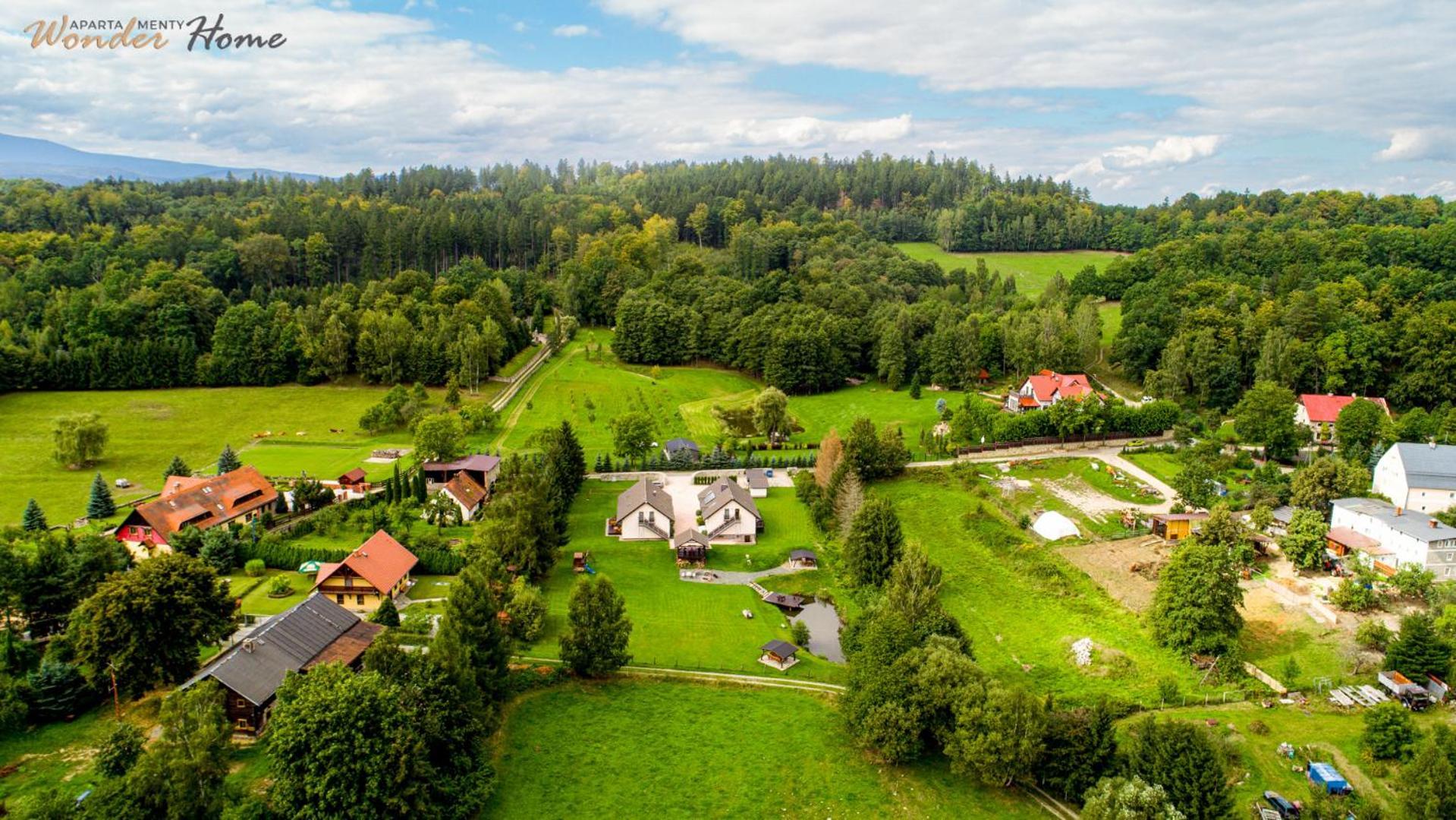 Apartamenty Czerwony Dworek - Duzy Teren Zielony, Plac Zabaw, Miejsce Na Grilla I Staw Z Mozliwoscia Wedkowania, Boisko Myslakowice Exterior photo